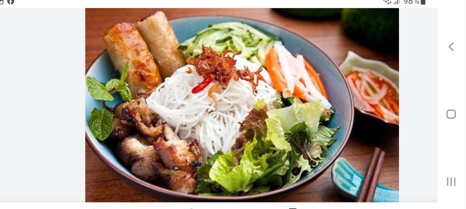 BUN THIT NUONG - SALAD RICE NOODLE